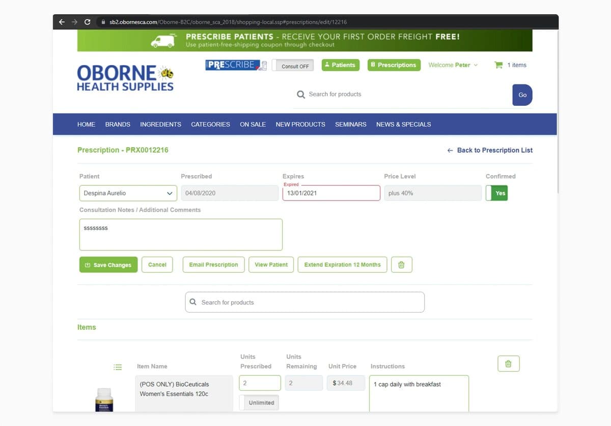 Oborne website mockup before UI improvements