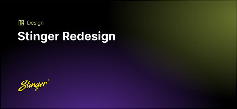 Stinger SuiteCommerce Redesign