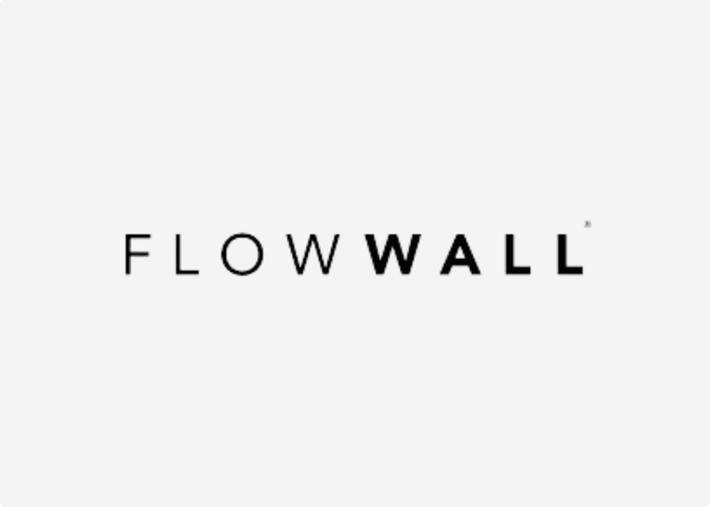 Logo of our client Flowwall