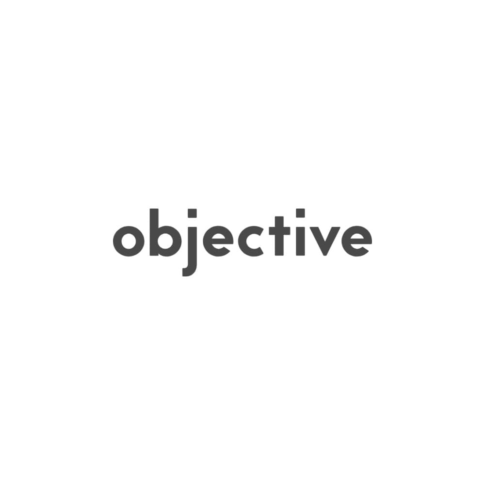Logo of our client Objective