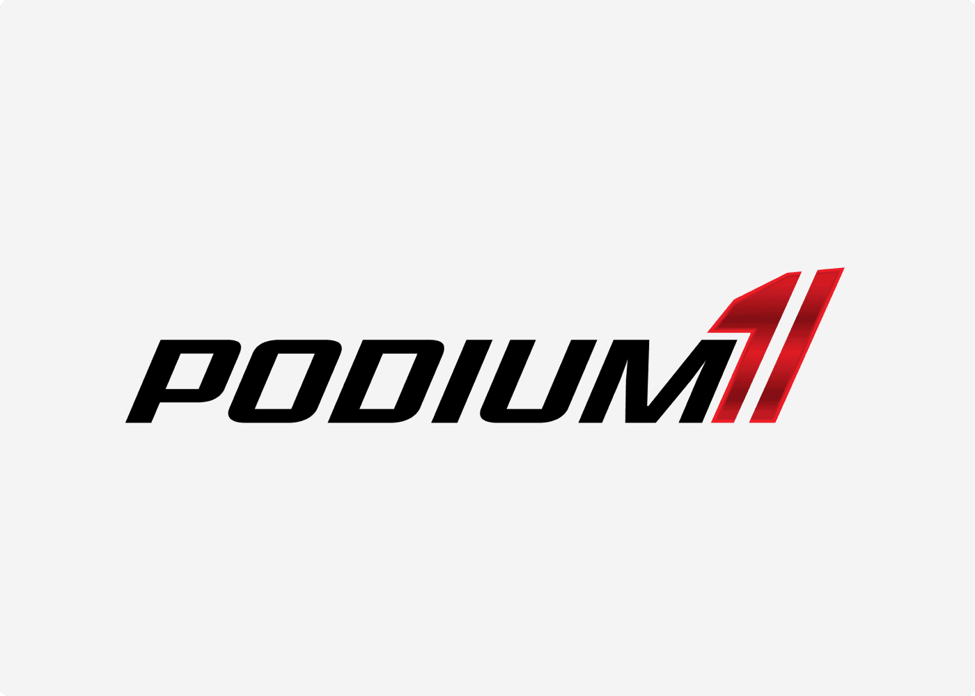 Logo of our client Podium 1 Racing