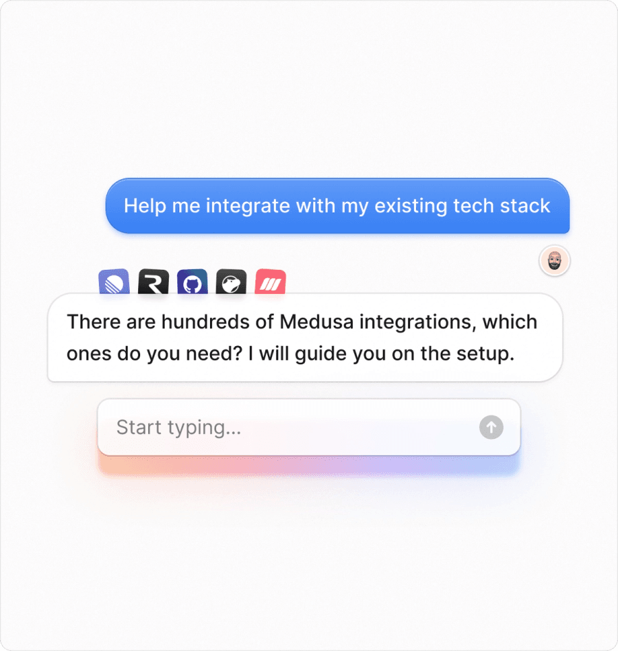 Medusa integrations assistant