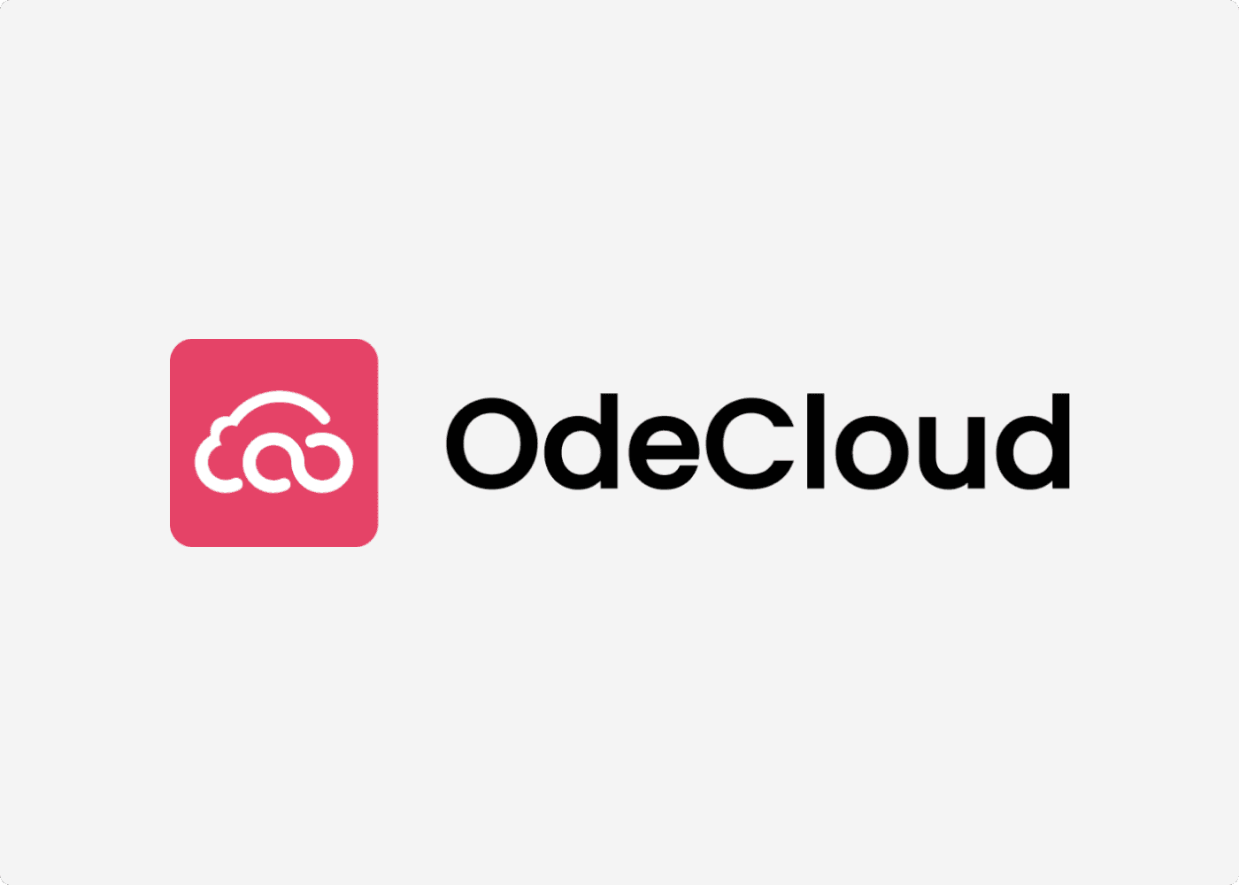 Logo of our client OdeCloud