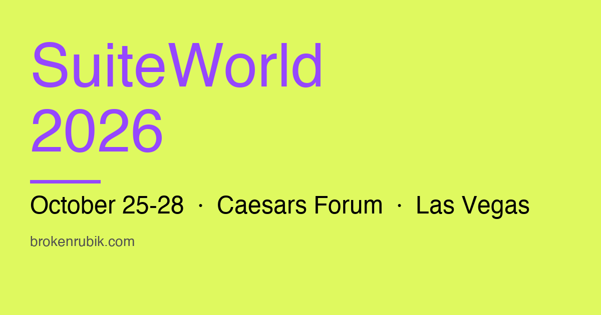 SuiteWorld 2026: Dates, Agenda & What to Expect