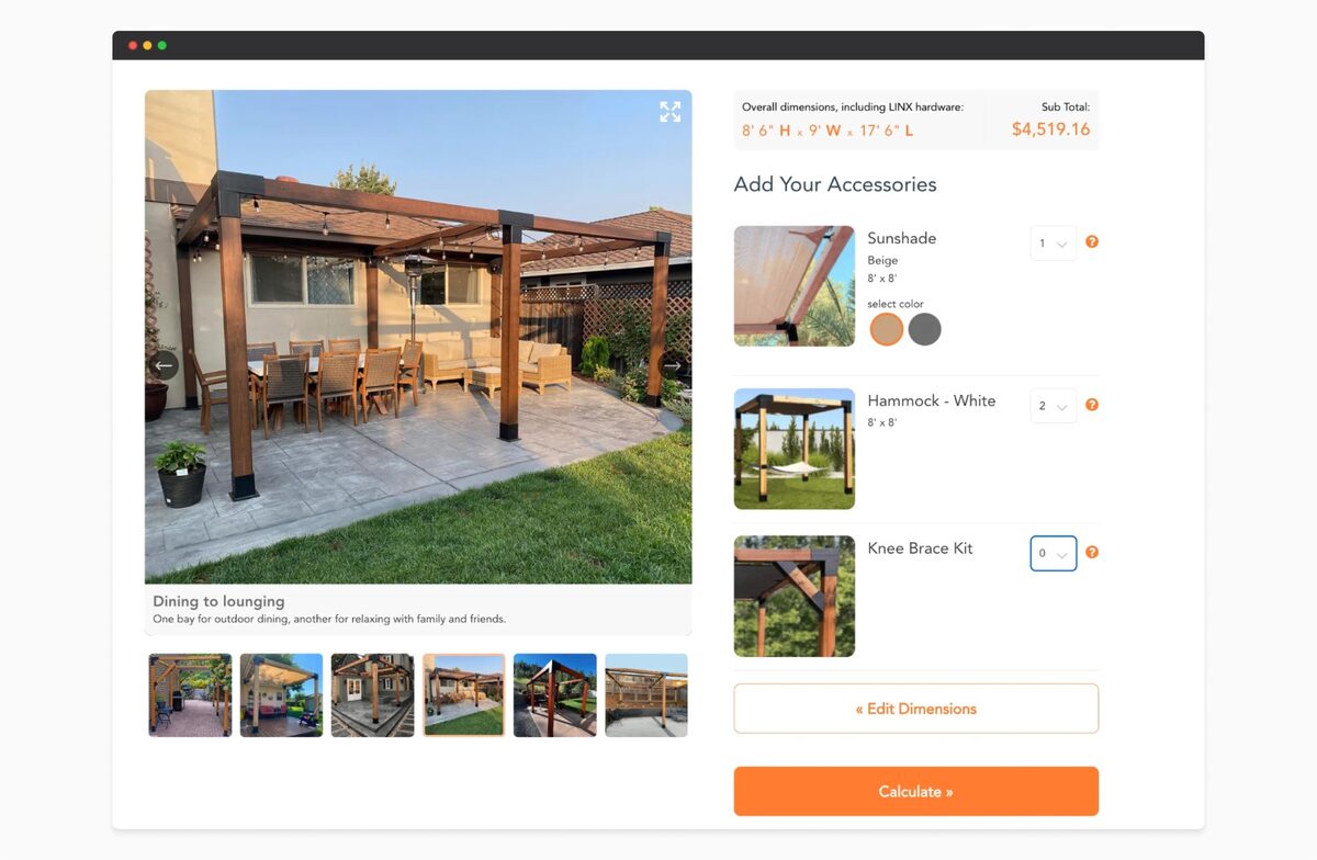 DIY website capture - PDP Add your accessories