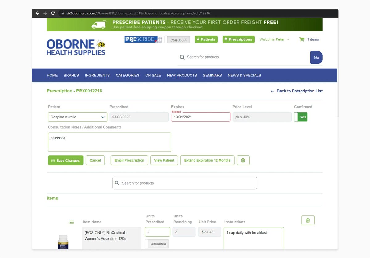 Oborne website mockup before UI improvements